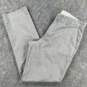 J Crew Bowery Pants Mens 32x32 (Fits 31x30) Gray Slim Fit Chinos 100% Cotton